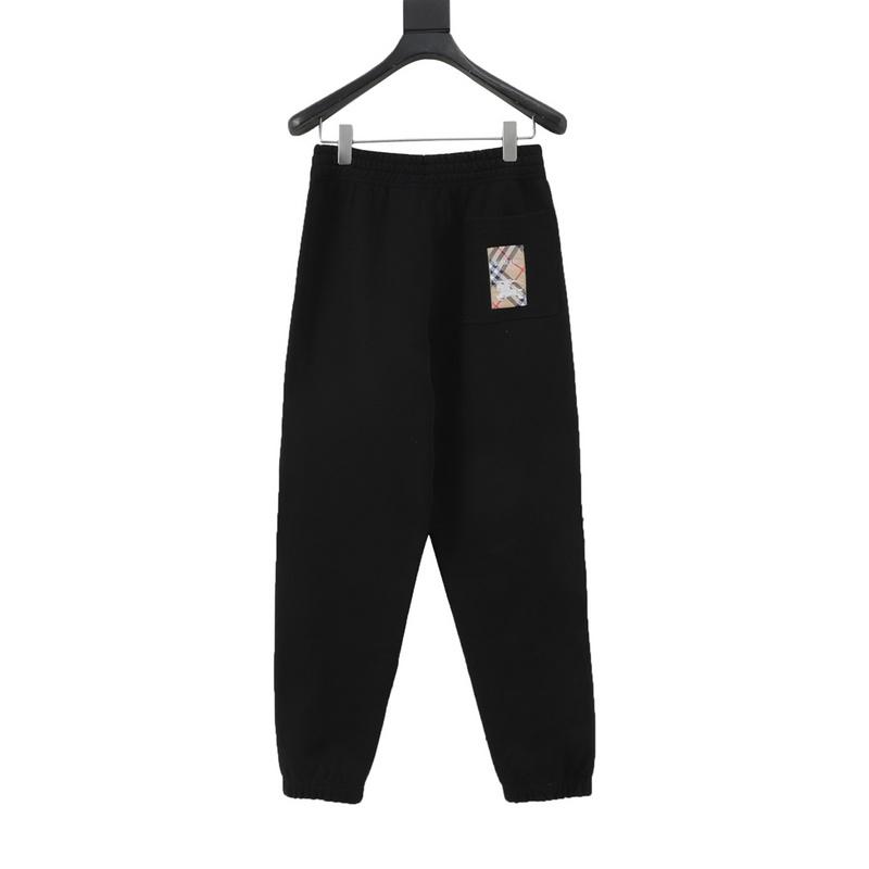 designer,replica,clothing,fake,1:1,lv,luxury,high quality Burberry plaid back pocket sweatpants (987C)