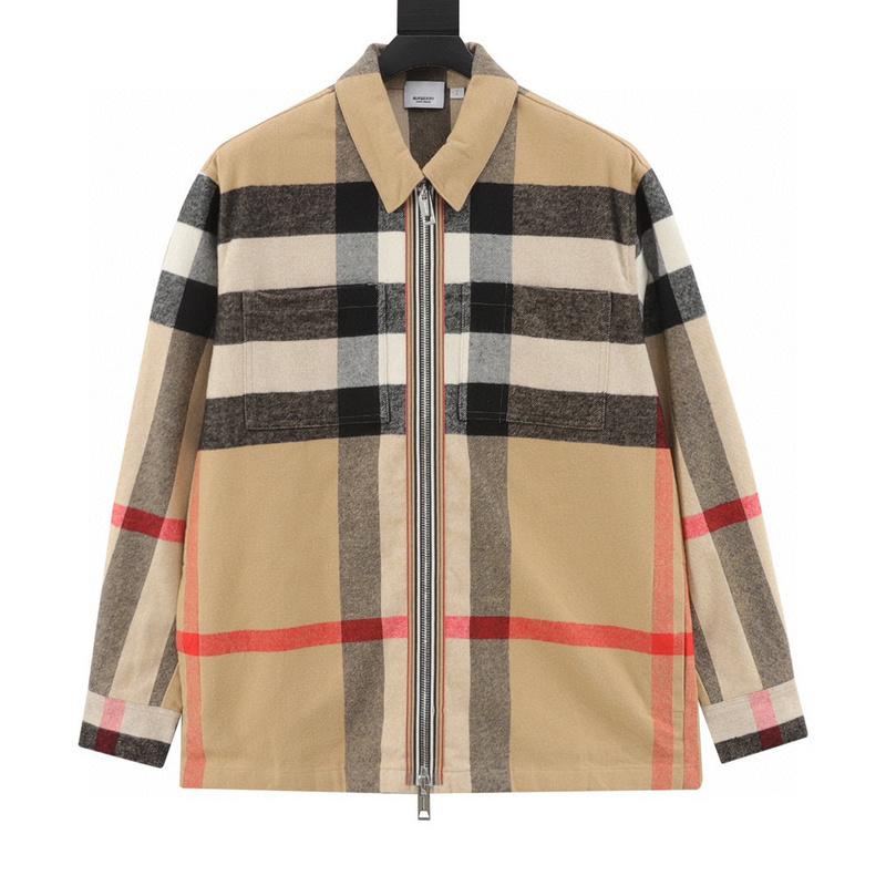 designer,replica,clothing,fake,1:1,lv,luxury,high quality BBR large plaid wool zipper shirt jacket (8E3F) designer,replica,clothing,fake,1:1,lv,luxury,high quality BBR large plaid wool zipper shirt jacket (8E3F)