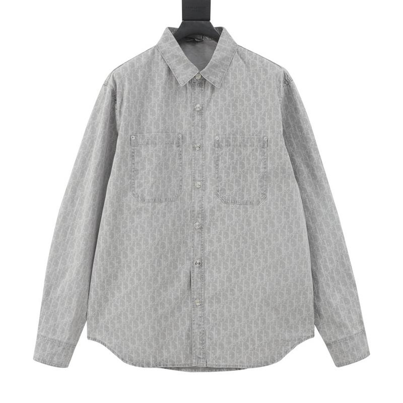 designer,replica,clothing,fake,1:1,lv,luxury,high quality Dior all-over printed presbyopic suit denim shirt (C9C1) designer,replica,clothing,fake,1:1,lv,luxury,high quality Dior all-over printed presbyopic suit denim shirt (C9C1)