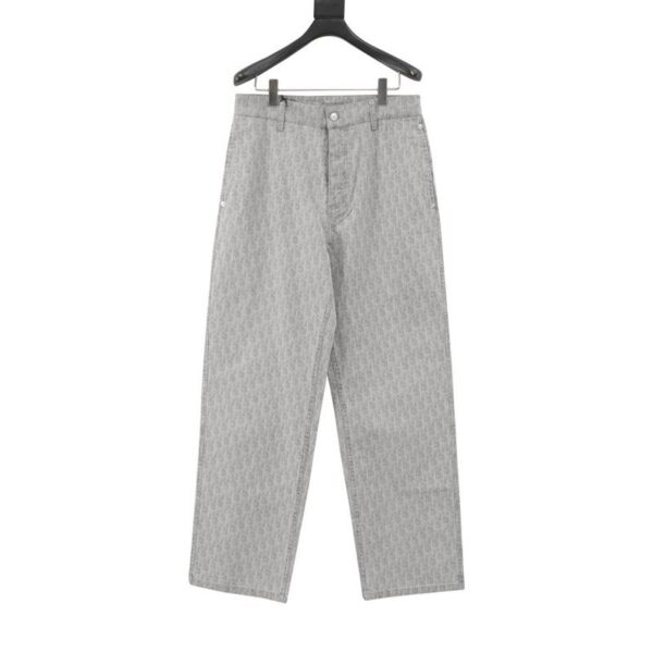 designer,replica,clothing,fake,1:1,lv,luxury,high quality Dior all-over printed presbyopia suit jeans (4302)