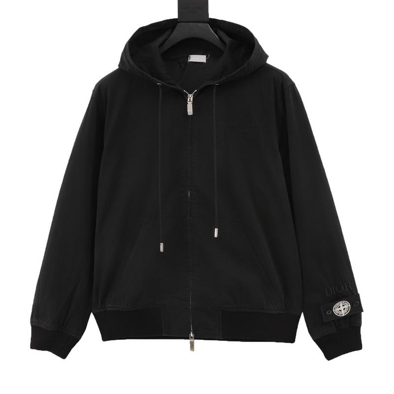 designer,replica,clothing,fake,1:1,lv,luxury,high quality Dior & Stone lsland Stone Island joint embroidered letter hooded windbreaker jacket (7452) designer,replica,clothing,fake,1:1,lv,luxury,high quality Dior & Stone lsland Stone Island joint embroidered letter hooded windbreaker jacket (7452)