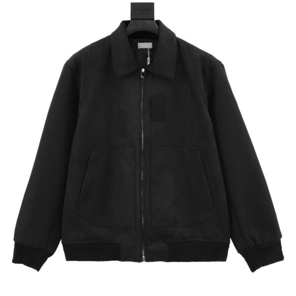 designer,replica,clothing,fake,1:1,lv,luxury,high quality Dior logo suede blend jacket (74CD)