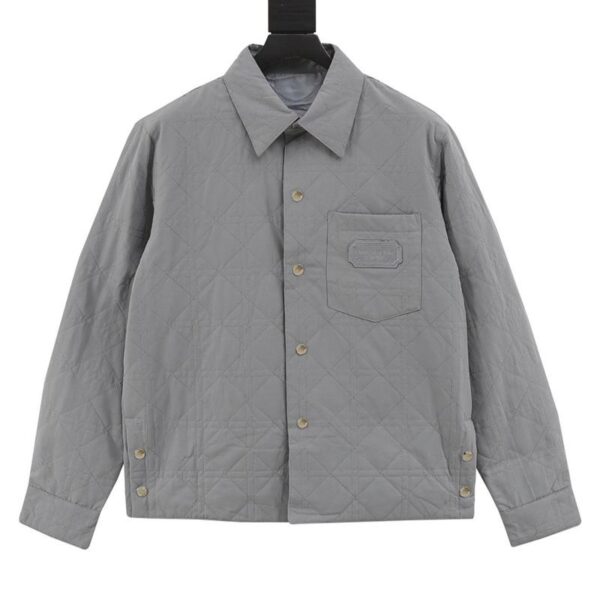 designer,replica,clothing,fake,1:1,lv,luxury,high quality Dior new diamond plaid shirt jacket (51AB)