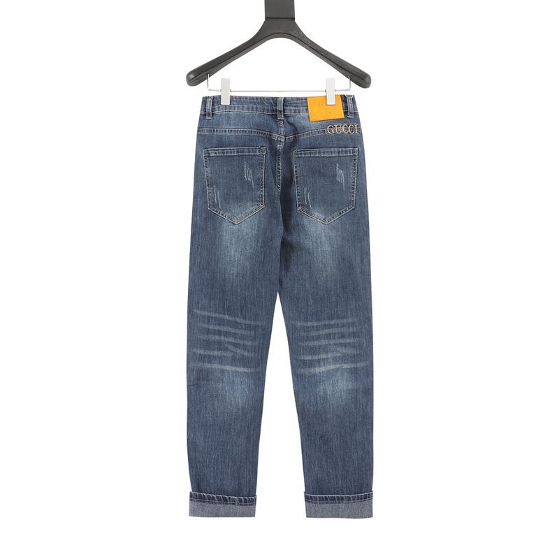 designer,replica,clothing,fake,1:1,lv,luxury,high quality Gucci jeans with embroidered logo on the back (7EAB) designer,replica,clothing,fake,1:1,lv,luxury,high quality Gucci jeans with embroidered logo on the back (7EAB)