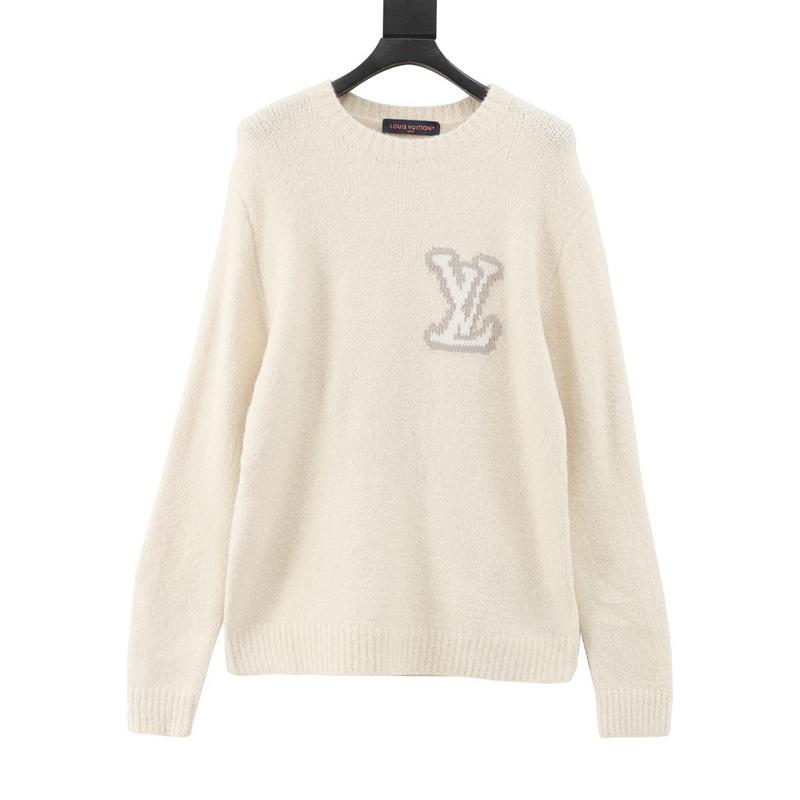 designer,replica,clothing,fake,1:1,lv,luxury,high quality LV letter logo intarsia knitted crew neck sweater (4162) designer,replica,clothing,fake,1:1,lv,luxury,high quality LV letter logo intarsia knitted crew neck sweater (4162)