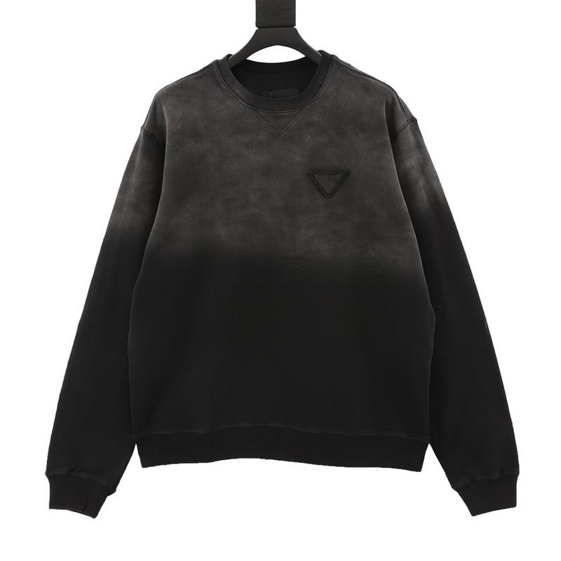 designer,replica,clothing,fake,1:1,lv,luxury,high quality Prada gradient washed triangle logo round neck sweatshirt (E539) designer,replica,clothing,fake,1:1,lv,luxury,high quality Prada gradient washed triangle logo round neck sweatshirt (E539)