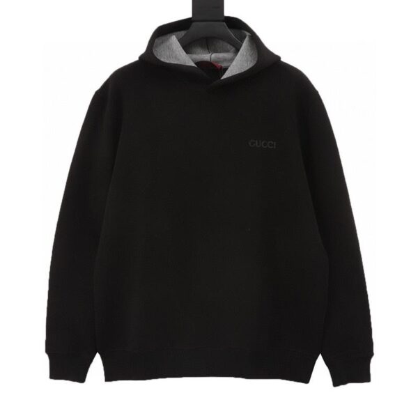 designer,replica,clothing,fake,1:1,lv,luxury,high quality Gucci small label space cotton composite knitted hooded sweatshirt (2F7D)