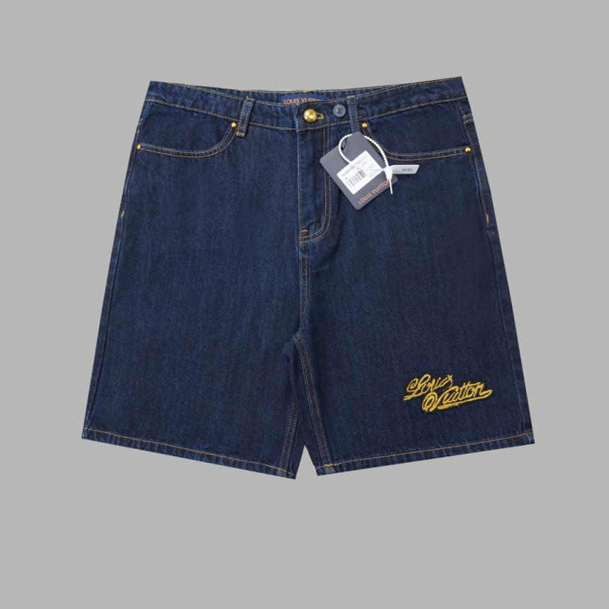 designer,replica,clothing,fake,1:1,lv,luxury,high quality LV early spring new rope signature letter embroidered denim shorts (CEAD) designer,replica,clothing,fake,1:1,lv,luxury,high quality LV early spring new rope signature letter embroidered denim shorts (CEAD)