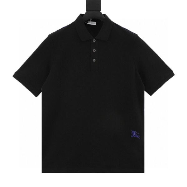 designer,replica,clothing,fake,1:1,lv,luxury,high quality Burberry side line hem war horse short-sleeved polo shirt (D6FA)