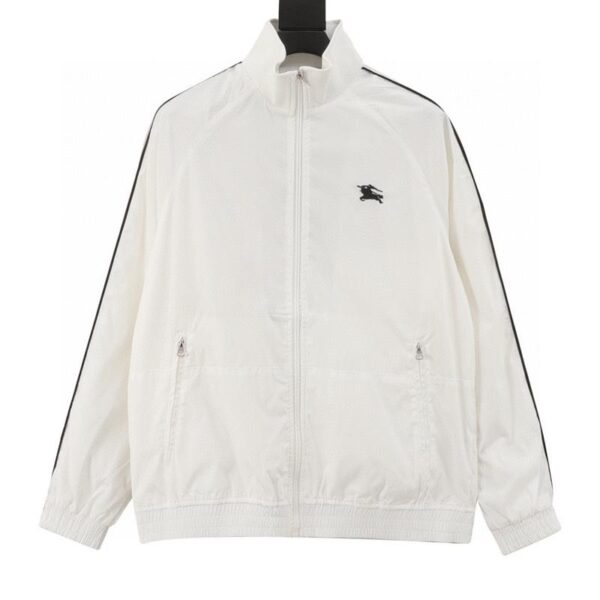 designer,replica,clothing,fake,1:1,lv,luxury,high quality Burberry embroidered small logo back flocked war horse jacket (2AE1)