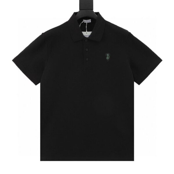 designer,replica,clothing,fake,1:1,lv,luxury,high quality Burberry new shield short-sleeved POLO shirt (95AC)