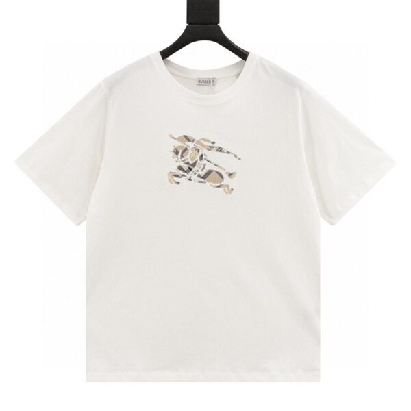 designer,replica,clothing,fake,1:1,lv,luxury,high quality Burberry Plaid War Horse Round Neck Short Sleeve (9892)