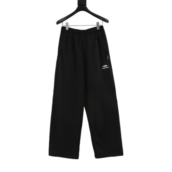designer,replica,clothing,fake,1:1,lv,luxury,high quality Balenciaga small embroidered wide-leg trousers (D79B)
