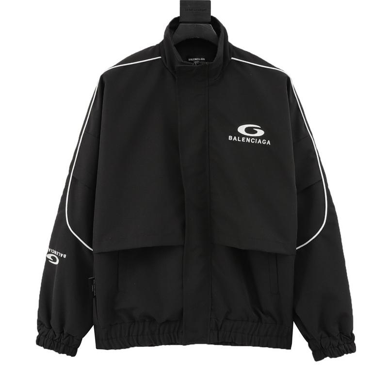 designer,replica,clothing,fake,1:1,lv,luxury,high quality Balenciaga letter embroidered zipper jacket (A89E) designer,replica,clothing,fake,1:1,lv,luxury,high quality Balenciaga letter embroidered zipper jacket (A89E)