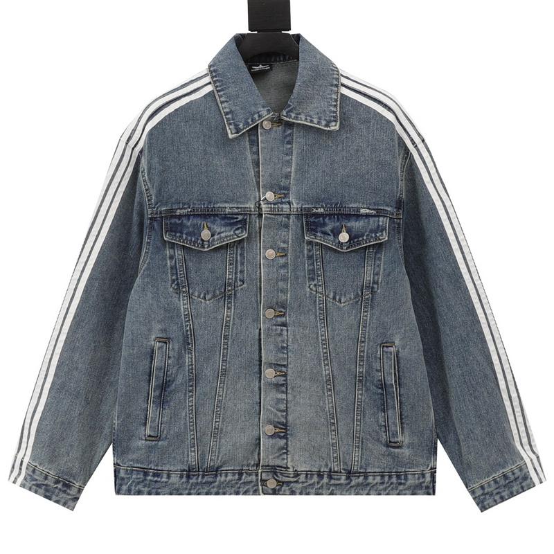 designer,replica,clothing,fake,1:1,lv,luxury,high quality Balenciaga X Adidas joint striped edge washed denim jacket (E900) designer,replica,clothing,fake,1:1,lv,luxury,high quality Balenciaga X Adidas joint striped edge washed denim jacket (E900)