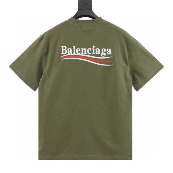 designer,replica,clothing,fake,1:1,lv,luxury,high quality Balenciaga classic coke embroidered short sleeves (0E8F)