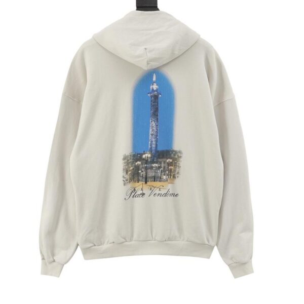 designer,replica,clothing,fake,1:1,lv,luxury,high quality Balenciaga Tokyo Tower printed zipper jacket (1053)