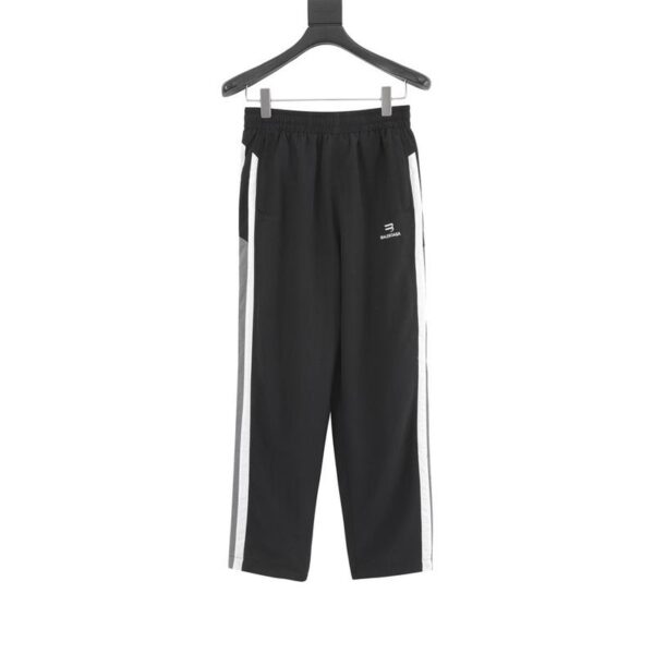 designer,replica,clothing,fake,1:1,lv,luxury,high quality Balenciaga embroidered LOGO woven trousers (EA80)