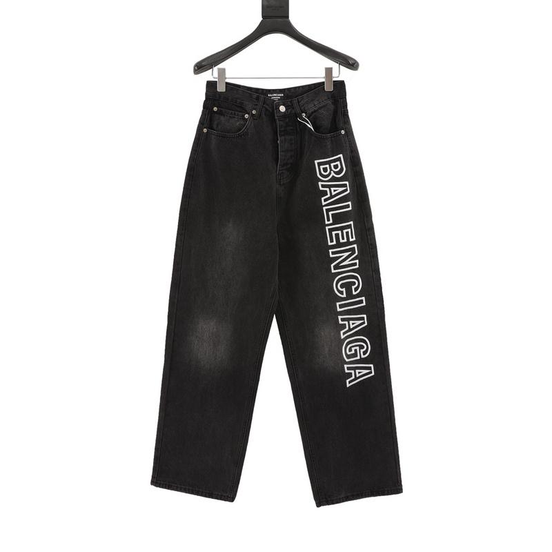 designer,replica,clothing,fake,1:1,lv,luxury,high quality Balenciaga embroidered letter washed loose wide-leg jeans (418A) designer,replica,clothing,fake,1:1,lv,luxury,high quality Balenciaga embroidered letter washed loose wide-leg jeans (418A)