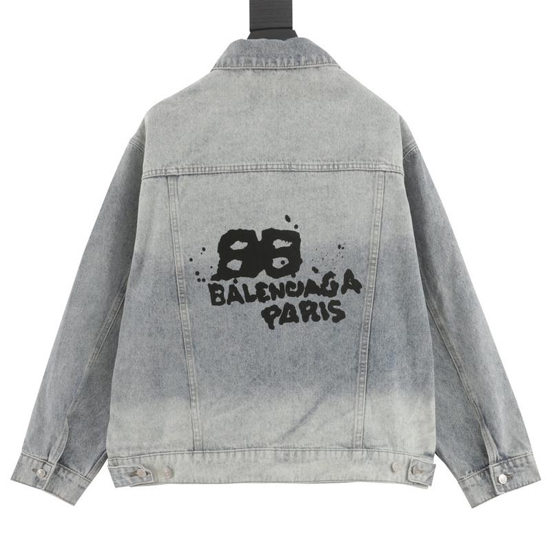 designer,replica,clothing,fake,1:1,lv,luxury,high quality Balenciaga inkjet printed washed jacket (B084) designer,replica,clothing,fake,1:1,lv,luxury,high quality Balenciaga inkjet printed washed jacket (B084)