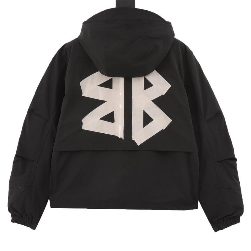 designer,replica,clothing,fake,1:1,lv,luxury,high quality Balenciaga tape print hooded jacket (D1CF) designer,replica,clothing,fake,1:1,lv,luxury,high quality Balenciaga tape print hooded jacket (D1CF)