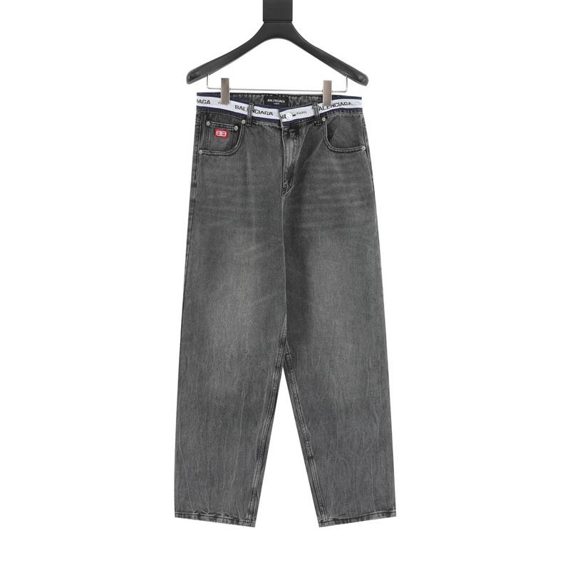 designer,replica,clothing,fake,1:1,lv,luxury,high quality Balenciaga waist letter web denim trousers (A317) designer,replica,clothing,fake,1:1,lv,luxury,high quality Balenciaga waist letter web denim trousers (A317)