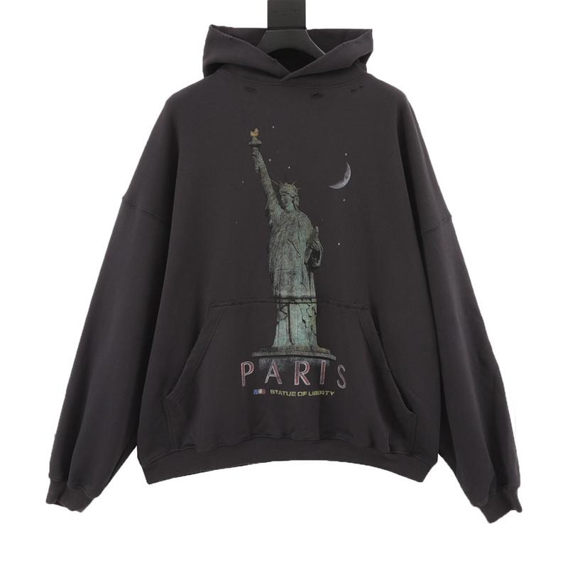 designer,replica,clothing,fake,1:1,lv,luxury,high quality Balenciaga Statue of Liberty printed hoodie (97B4) designer,replica,clothing,fake,1:1,lv,luxury,high quality Balenciaga Statue of Liberty printed hoodie (97B4)