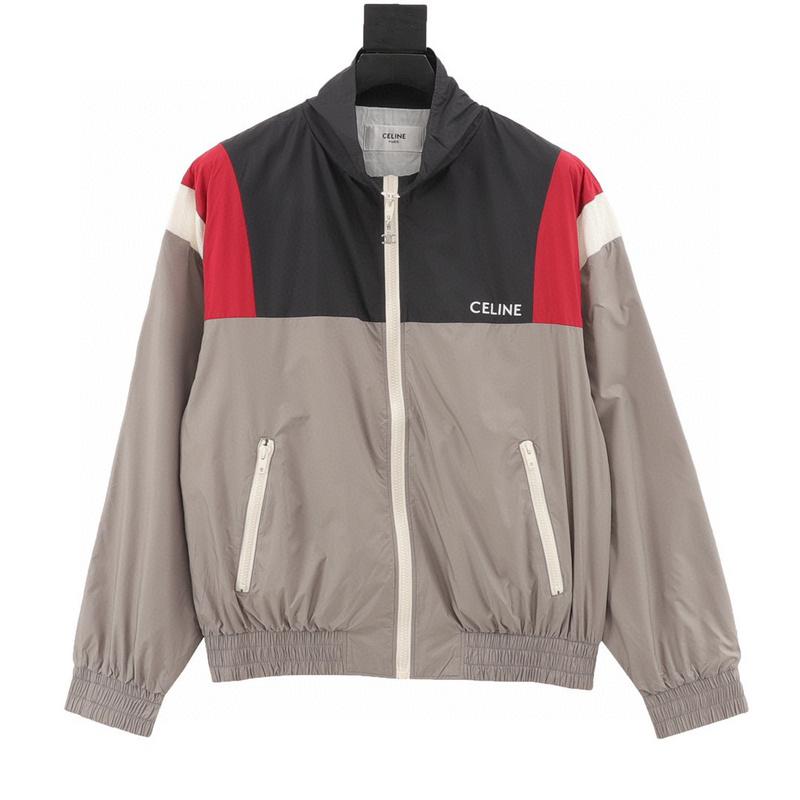 designer,replica,clothing,fake,1:1,lv,luxury,high quality Celine black, red and gray spliced lightweight nylon stand collar jacket (812C) designer,replica,clothing,fake,1:1,lv,luxury,high quality Celine black, red and gray spliced lightweight nylon stand collar jacket (812C)
