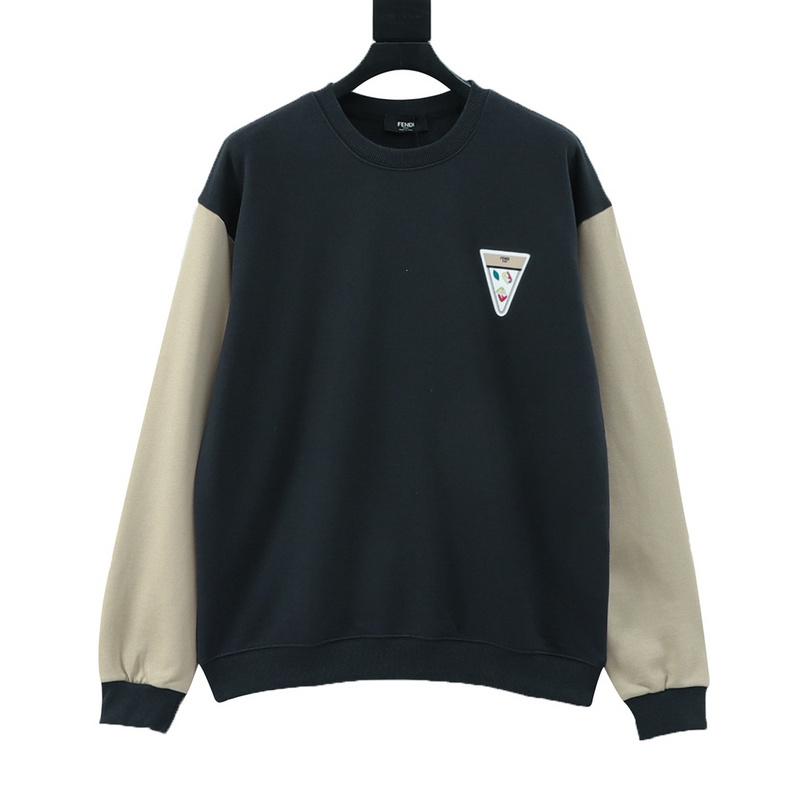 designer,replica,clothing,fake,1:1,lv,luxury,high quality Fendi inverted triangle fun printed patchwork couple’s cotton sweatshirt (E343) designer,replica,clothing,fake,1:1,lv,luxury,high quality Fendi inverted triangle fun printed patchwork couple’s cotton sweatshirt (E343)