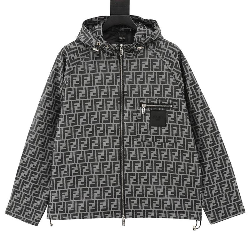 designer,replica,clothing,fake,1:1,lv,luxury,high quality Fendi presbyopic FF all-over printed windbreaker zipper jacket (004C) designer,replica,clothing,fake,1:1,lv,luxury,high quality Fendi presbyopic FF all-over printed windbreaker zipper jacket (004C)