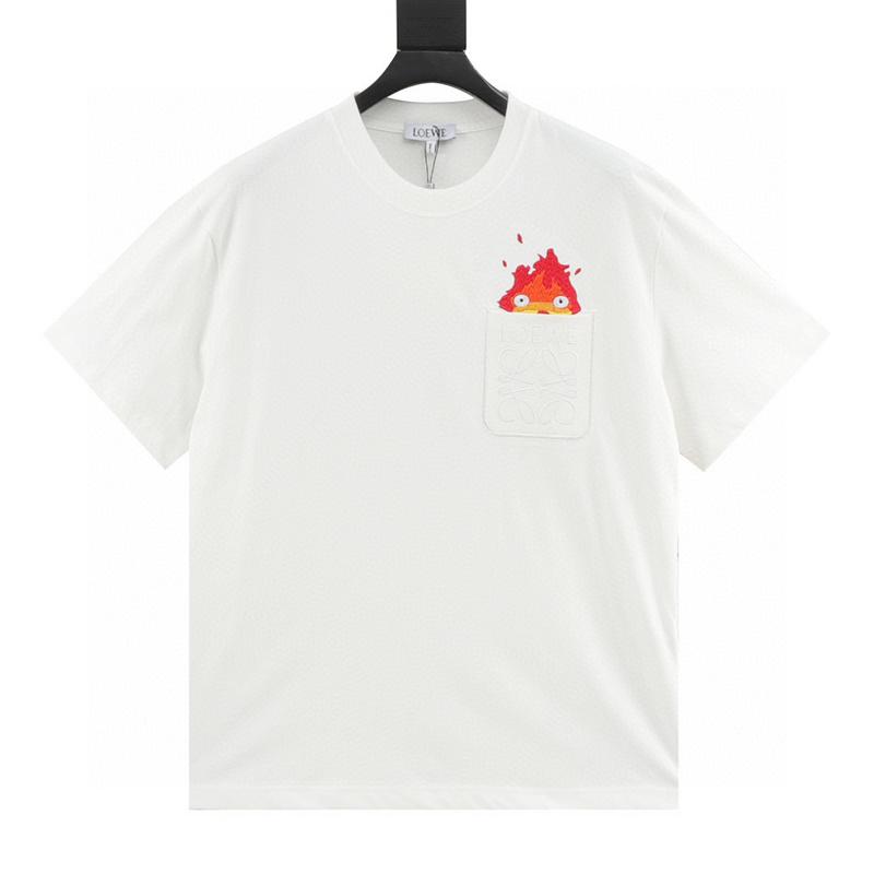 designer,replica,clothing,fake,1:1,lv,luxury,high quality Loewe x Hals Moving Castle Joint Pocket Flame Embroidered Short Sleeves (669F) designer,replica,clothing,fake,1:1,lv,luxury,high quality Loewe x Hals Moving Castle Joint Pocket Flame Embroidered Short Sleeves (669F)