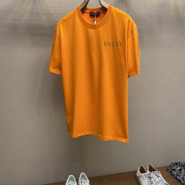 designer,replica,clothing,fake,1:1,lv,luxury,high quality Gucci jersey cotton printed short-sleeved T-Shirt