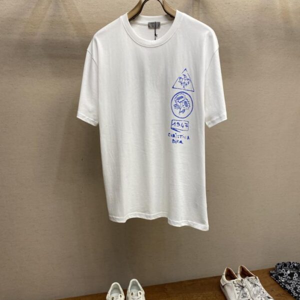 designer,replica,clothing,fake,1:1,lv,luxury,high quality Dior CD AND HYLTON NEL loose fit T-Shirt