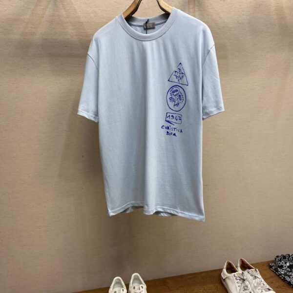 designer,replica,clothing,fake,1:1,lv,luxury,high quality Dior CD AND HYLTON NEL loose fit T-Shirt
