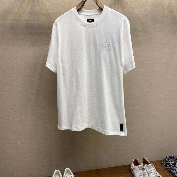 designer,replica,clothing,fake,1:1,lv,luxury,high quality Fendi short-sleeved crew neck T-Shirt