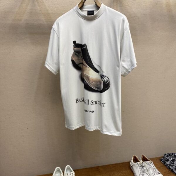 designer,replica,clothing,fake,1:1,lv,luxury,high quality Balenciaga basketball shoes T-Shirt