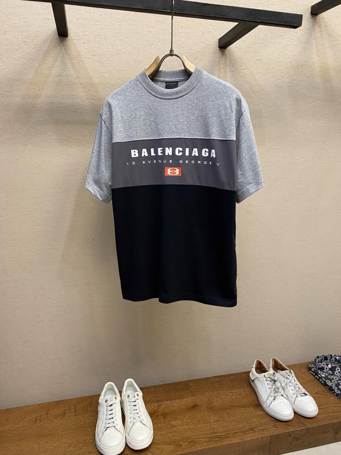 designer,replica,clothing,fake,1:1,lv,luxury,high quality Balenciag BB three-color splicing short-sleeved T-Shirt designer,replica,clothing,fake,1:1,lv,luxury,high quality Balenciag BB three-color splicing short-sleeved T-Shirt