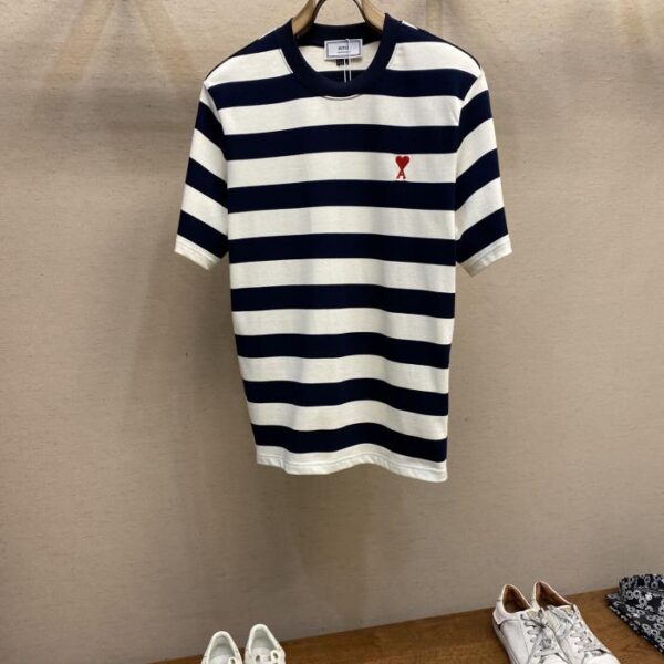 designer,replica,clothing,fake,1:1,lv,luxury,high quality AMI spring and summer new embroidery love
