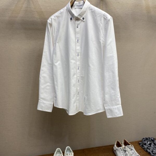 designer,replica,clothing,fake,1:1,lv,luxury,high quality Thom Brown tricolor grosgrain placket with contrasting thread shirt