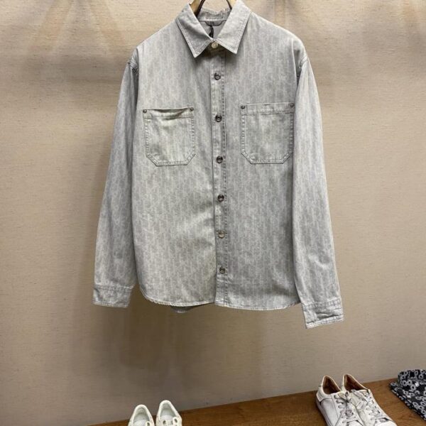 designer,replica,clothing,fake,1:1,lv,luxury,high quality DiorCD Discharge Printed Presbyopic Shirt