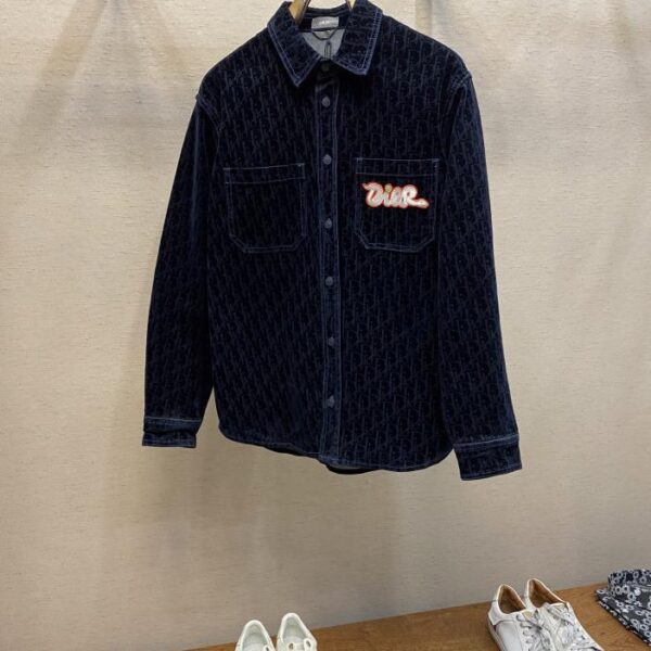 designer,replica,clothing,fake,1:1,lv,luxury,high quality Dior x KAWS joint denim jacket and shirt