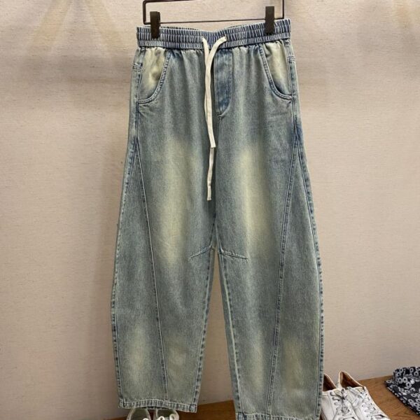 designer,replica,clothing,fake,1:1,lv,luxury,high quality BV Heavy Industry Scimitar American Retro Loose Men’s Jeans