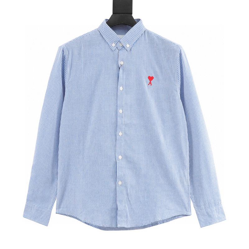 designer,replica,clothing,fake,1:1,lv,luxury,high quality AMIPARIS Logo love plaid long-sleeved shirt (67A8) designer,replica,clothing,fake,1:1,lv,luxury,high quality AMIPARIS Logo love plaid long-sleeved shirt (67A8)