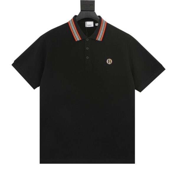 designer,replica,clothing,fake,1:1,lv,luxury,high quality Burberry short-sleeved POLO shirt with small embroidery on the chest (19DD)