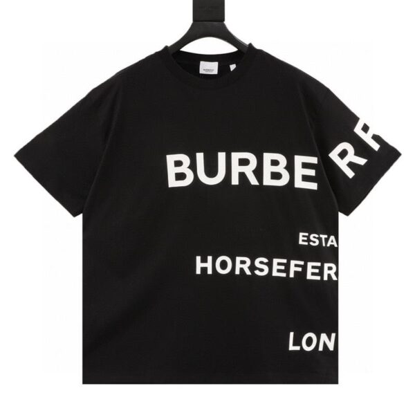 designer,replica,clothing,fake,1:1,lv,luxury,high quality Burberry thick rubber letter logo printed short sleeves (59C8)