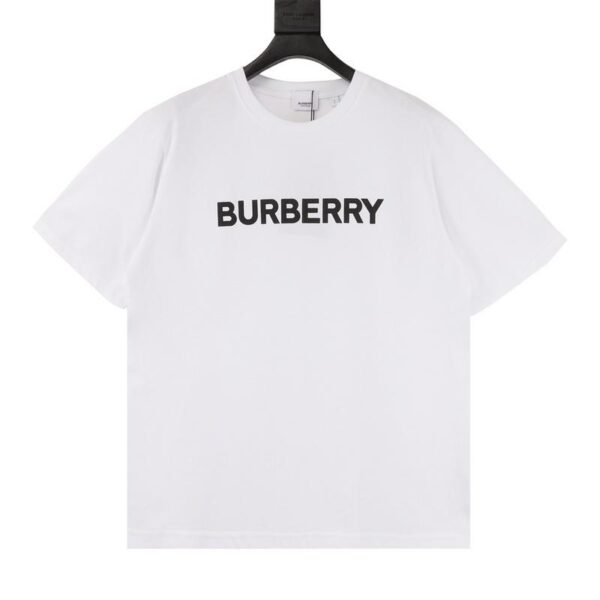 designer,replica,clothing,fake,1:1,lv,luxury,high quality Burberry foam logo letter short-sleeved T-shirt (60B2)