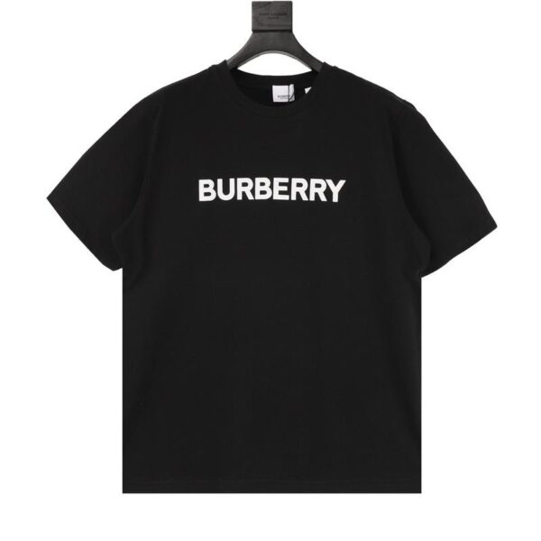designer,replica,clothing,fake,1:1,lv,luxury,high quality Burberry foam logo letter short-sleeved T-shirt (A792)