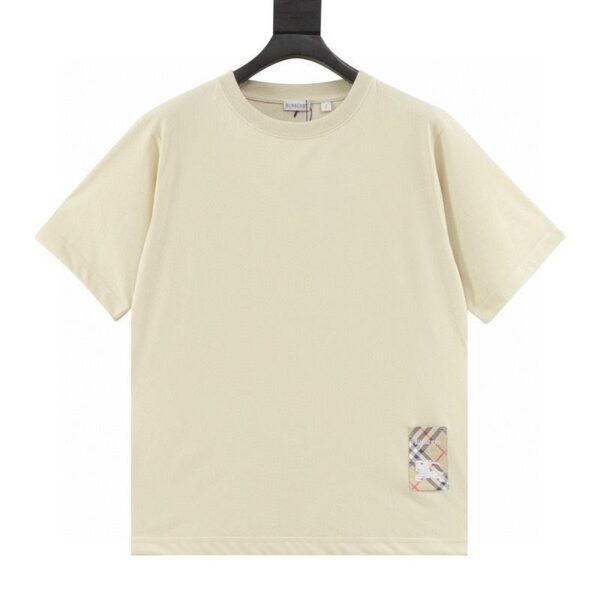 designer,replica,clothing,fake,1:1,lv,luxury,high quality Burberry Spring Horse Knight Label Short Sleeve (02DF)