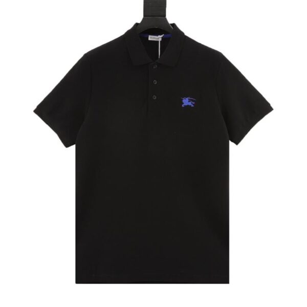 designer,replica,clothing,fake,1:1,lv,luxury,high quality Burberry chest embroidered war horse short-sleeved POLO shirt (D924)