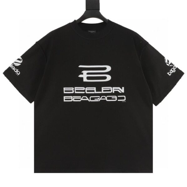 designer,replica,clothing,fake,1:1,lv,luxury,high quality Balenciaga artificial intelligence Ai short-sleeved T-shirt (CB79)
